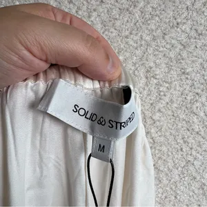Solid & Striped NWT Women’s Monaco Satin Pant Brule Pants Size Medium‎ thumbnail 3