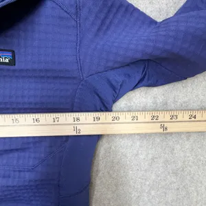Patagonia R1 Pullover Women Medium Solstice Purple Trek Factory Racing Cycling thumbnail 11