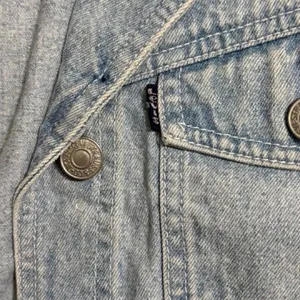 Vintage Levi's 76905-5611 Big W Black Tab Denim Vest Women's‎ L 90s Light Wash thumbnail 4