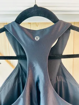 lululemon athletica Black High-Neck Sports Bra thumbnail 3
