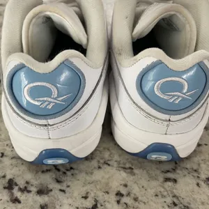 Reebok Question‎ Low White Light Blue Allen Iverson Sneakers FY2345 M5 W6.5 thumbnail 4