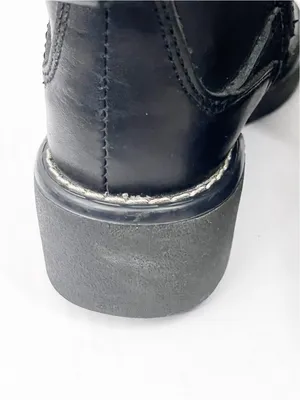 HARLEY DAVIDSON Black Moto Biker Boots Size 5 Bikercore Grunge Academia thumbnail 6