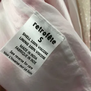 Retrofete‎ Gabrielle Robe Dress in Marble Pink Small thumbnail 12