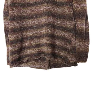 North Crest Brown Striped Button Wool Blend Cardigan Sweater Size Large 14-16 thumbnail 9