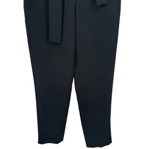 Aritzia Wilfred Womens Black Tie Front High Rise Straight Leg Dress Pants Size 2 thumbnail 9