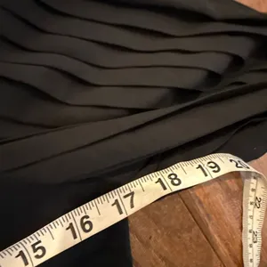 Lauren Ralph Lauren black elegant georgette sleeve sweater top small thumbnail 8