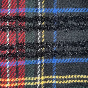 J. Crew Tartan Plaid Wool Blend Tweed Mini Skirt with Black Glitter Accemts thumbnail 7