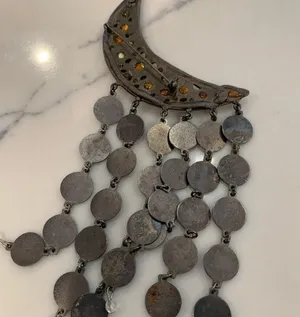 Vintage half moon pin thumbnail 2