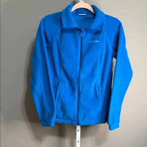 Columbia Teal Benton Springs Full-Zip Fleece Jacket Size‎ Small Gorpcore thumbnail 2