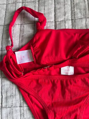 Xhilaration Red Bathing Suit Set ❣️🍒 thumbnail 3
