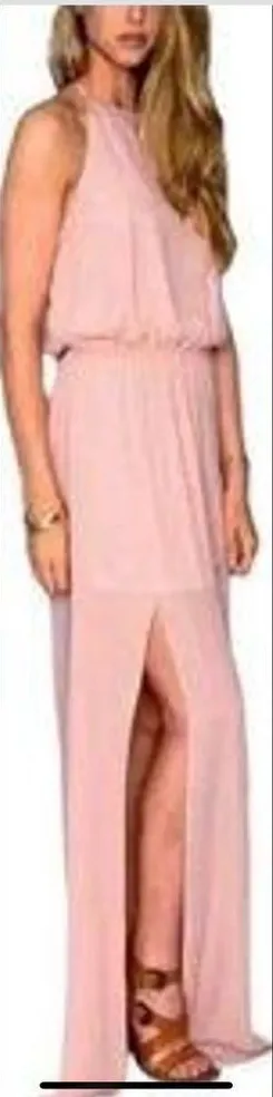 Show me your mumu xxsmall‎ pink maxi dress thumbnail 1