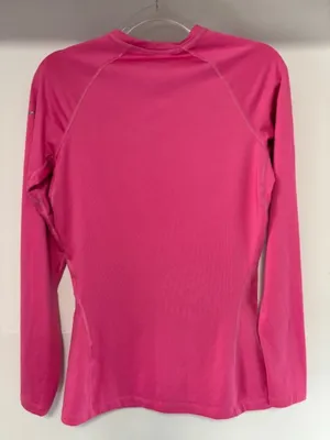 Nike Pro Combat Dri‑FIT Compression Top Women’s L Long Sleeve Pink Athletic thumbnail 2