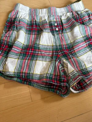Aerie Plaid Pajama Shorts thumbnail 3