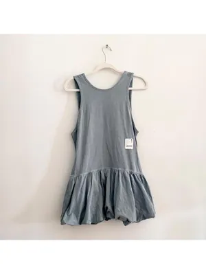 Free People Movement Hot Shot Bubble Mini Dress in Summer Storm thumbnail 3