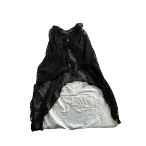 Lulus Clothing Co Crochet Fairy Goth Witchy Shawl Wrap thumbnail 4