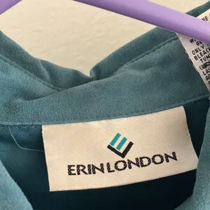 FINAL MARKDOWN Erin London ultra suede blouse large thumbnail 3