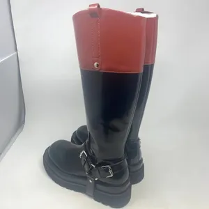 Jeffrey Campbell Friesian Riding Boots‎ Black Brown Size US 7.5 thumbnail 9