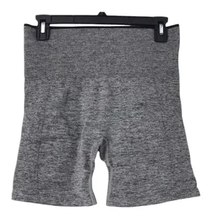 THIRDLOVE SEAMLESS KNITWEAR BIKE SHORTS in Grey NWT L thumbnail 1