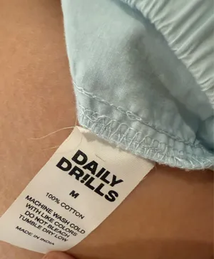 Daily Drills Light Blue Poplin Shorts thumbnail 4