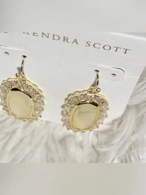 💫 Kendra Scott Elle Crystal Frame Drop Earrings thumbnail 4