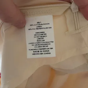 &Merci Cream & Red Stitch Bow Tie Square Neck Loose Boxy Tank Cottage Boho thumbnail 7