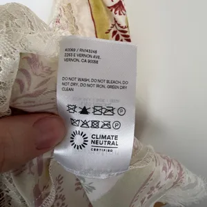NWT Reformation Milania 100% Silk Midi Slip Dress Large Floral Coquette Ethereal thumbnail 9
