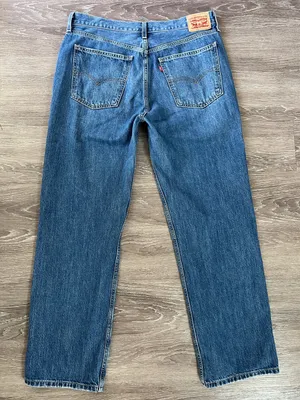 Levi’s Low Pro Straight Jeans Size 31 Breathe Out Distressed Medium Wash 90s thumbnail 3