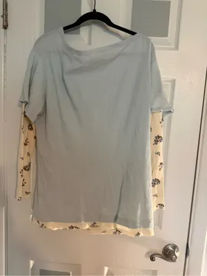 Urban Outfitters Twofer Waffle Knit Thermal thumbnail 4