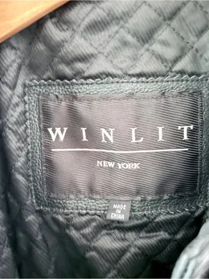90s Vintage Women’s Black Leather Coat Medium Winlit New York thumbnail 3