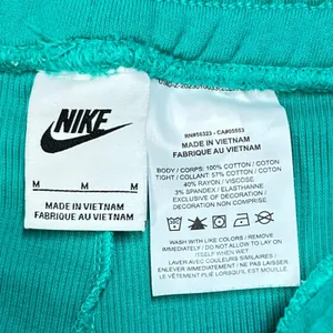 Nike Shorts Womens Medium Serena Williams Design Crew 3" Jade‎ Terry Athletic thumbnail 3