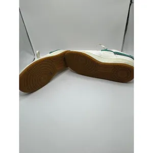 Nike Shoes Women 8.5 Sail Mystic Green Leather Air Force 1 Vandalized‎ Sneakers thumbnail 12