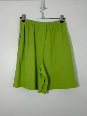Johnny Was Shorts Women’s Small Neon Green Shorts Pink Sandal Embroidery thumbnail 3