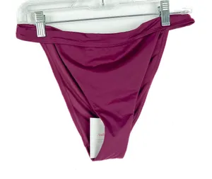 NWT Andie Swim The Caicos Bottom Bikini Bottom Flat Plum Size Medium M NEW thumbnail 1