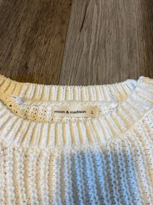 Altar'd State Moon & Madison Green Striped Sweater thumbnail 4