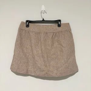 GAP vintage wool pocket mini skirt double‎ button Tweed Skort Front Buttons 6 thumbnail 2