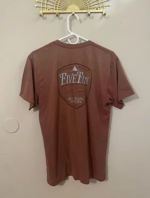 Five Fin Rust Crew Neck T thumbnail 2