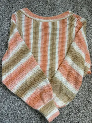 Urban Outfitters Striped Sweater Cropped thumbnail 2