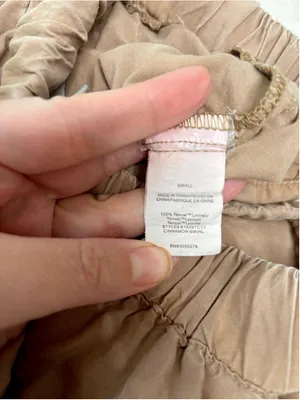 Women's Thread & Supply Brown Cargo Pants S Tencel thumbnail 4