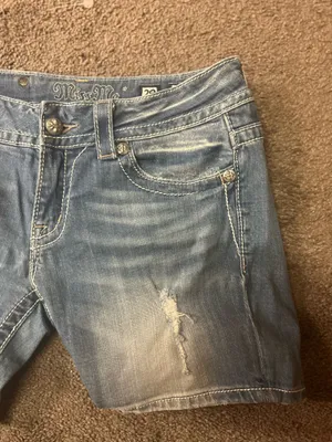 Miss Me Denim Shorts Distressed thumbnail 3