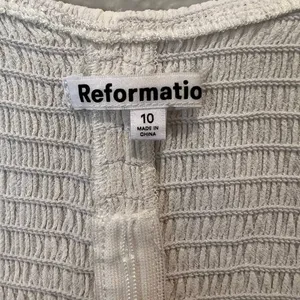 Reformation Delevan Ruffle Sleeve Top Size 10 thumbnail 3