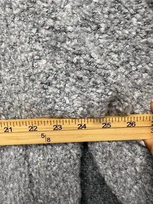 Free People Womens’s XS oversized Cozy Cropped Turtleneck Sweater Light Gray thumbnail 3