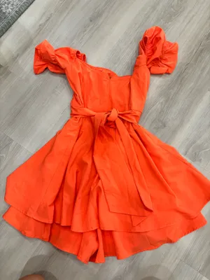 Orange dress/ romper thumbnail 4