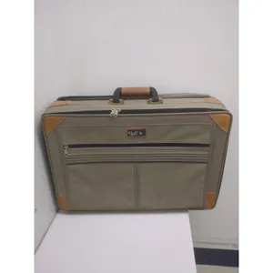 Diane Von Furstenberg DVF Vintage Luggage Green Travel Carryon 22"x 6" x 14" thumbnail 4