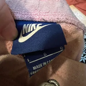 Nike Women's Large Shorts Light Pink White Heathered Organic Cotton 3" Inseam thumbnail 5