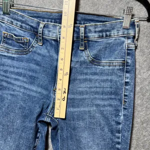 Gap Denim Favorite Jegging‎ Medium Wash Skinny Jeans Raw Hem Size 28 Regular thumbnail 5