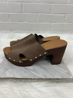 A.Giannetti Genuine Leather Heeled Mules Sandals Size 7.5 thumbnail 7