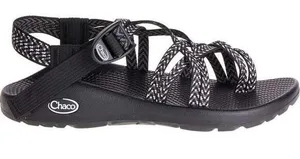 CHACO | Black White Print Sandals Shoes ZX 2 Dual Adjustable Straps | Size 5 thumbnail 1