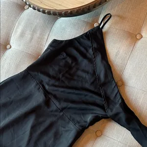 Superdown Black Asymmetrical Mini Dress Size Medium thumbnail 6