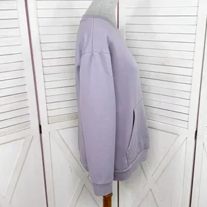 Mondetta Crew‎ Neck Front Pocket Sweatshirt Lavender Purple Medium thumbnail 3
