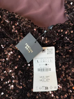 ZARA Sequin Halter Dress thumbnail 3